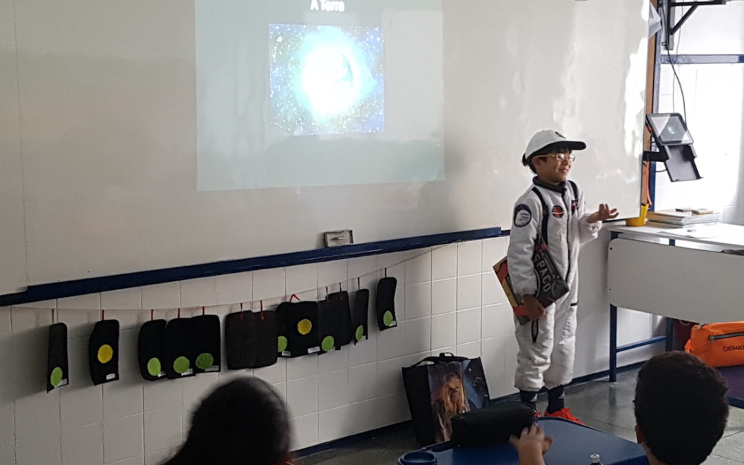 3º Ano espacial com atividades e palestra