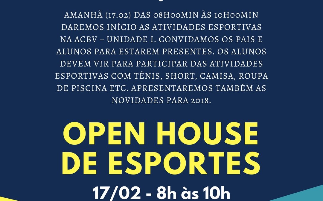 Open House de Esportes